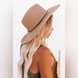 Cupshe‎ Lavender Lush Womens Brown Dome Cap Hat